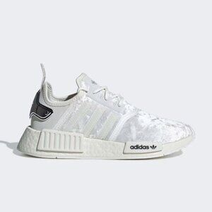 Adidas Women's NMD_R1 Crystal White Silver | size 9.5 | GW5681 NWB